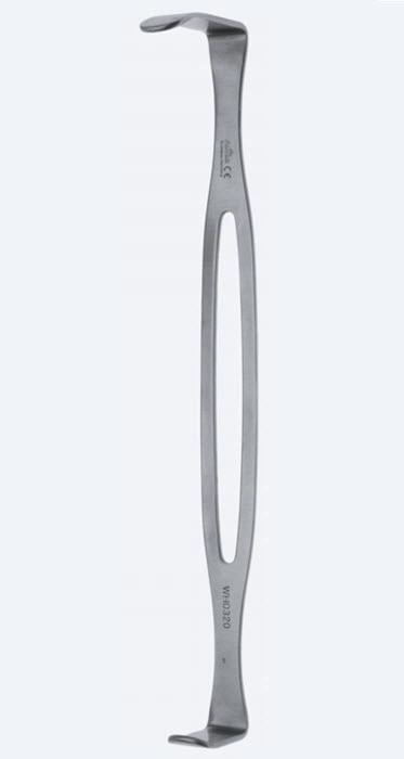 Ретрактори (ранорозширювачі) Parker-Langenbeck US-Army, розмір леза 22 x 15 мм / 39 x 15 мм, довжина 220 мм. Бренд - Asanus Medizintechnik Gmb, Німеччина